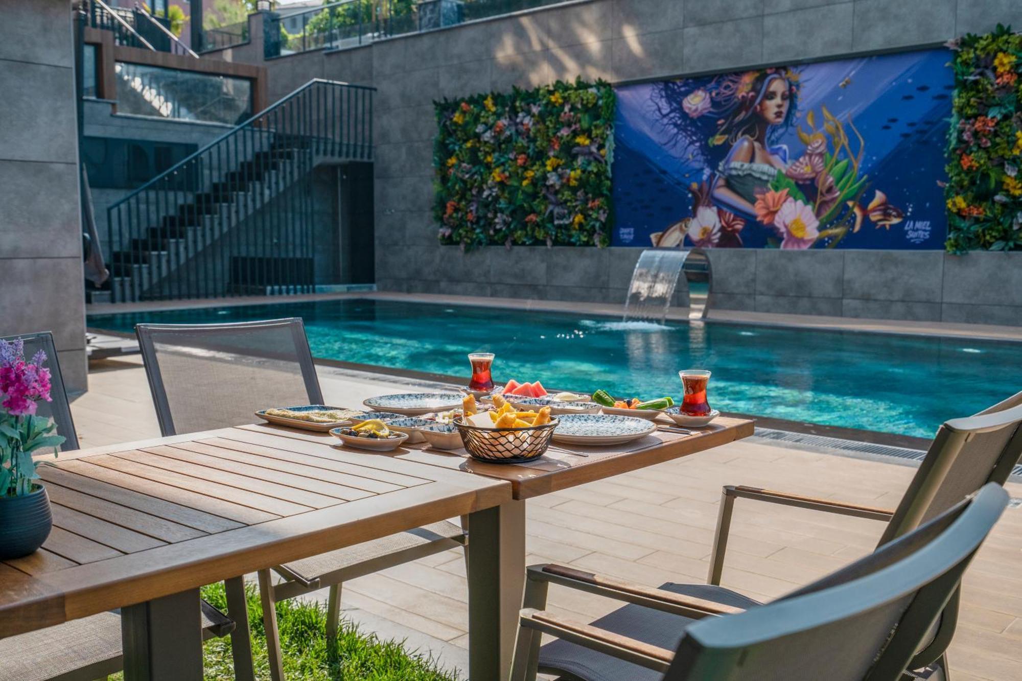 La Miel Hotel Şile Bagian luar foto
