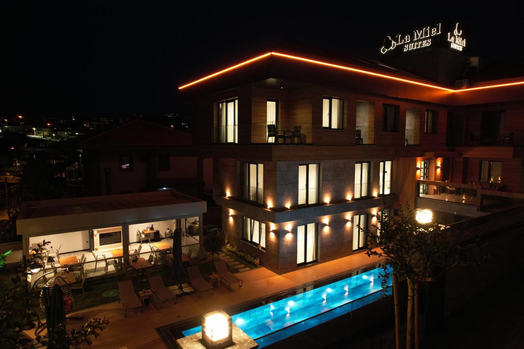 La Miel Hotel Şile Bagian luar foto